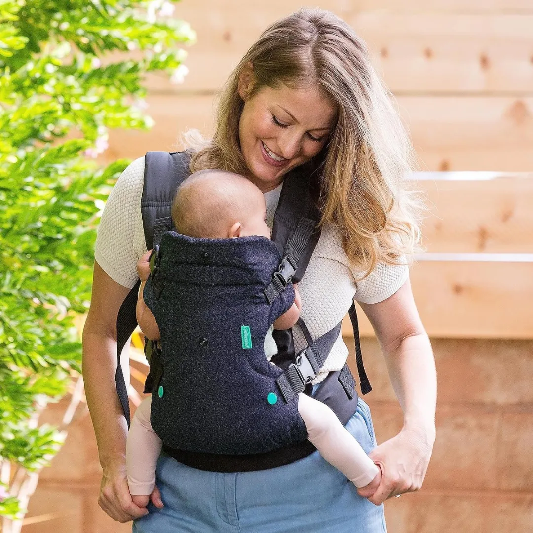 Infantino Flip 4-in-1 Babycarrier - Zwart Denim