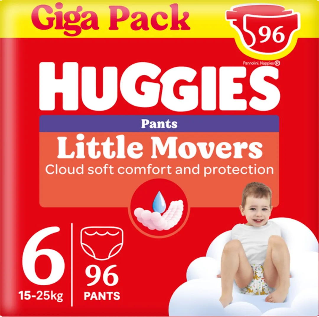 Huggies Little Movers Maat 6 Luierbroekjes