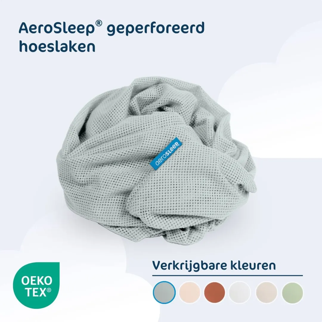 AeroSleep Hoeslaken 95x75cm - Stone