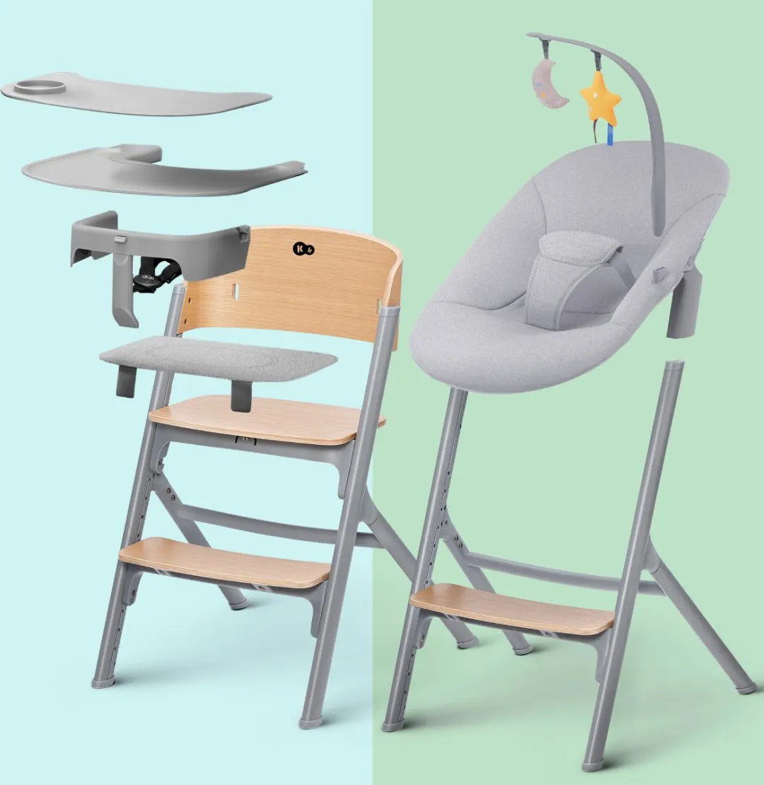 KinderKraft LIVY 4-in-1 Kinderstoel - CALMEE Schommelstoel - 110 kg