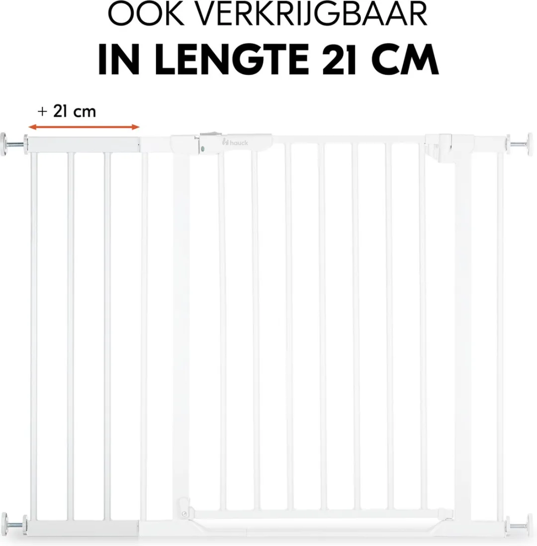 Hauck Safety Gate Verlengstuk 21cm - Wit
