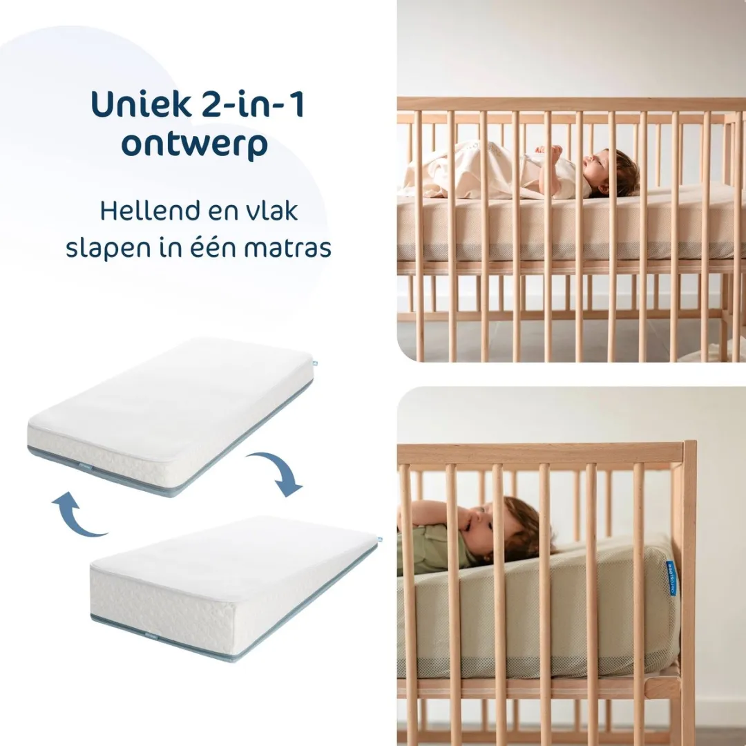AeroSleep Premium 2-in-1 Matraspakket 140x70cm - Wit