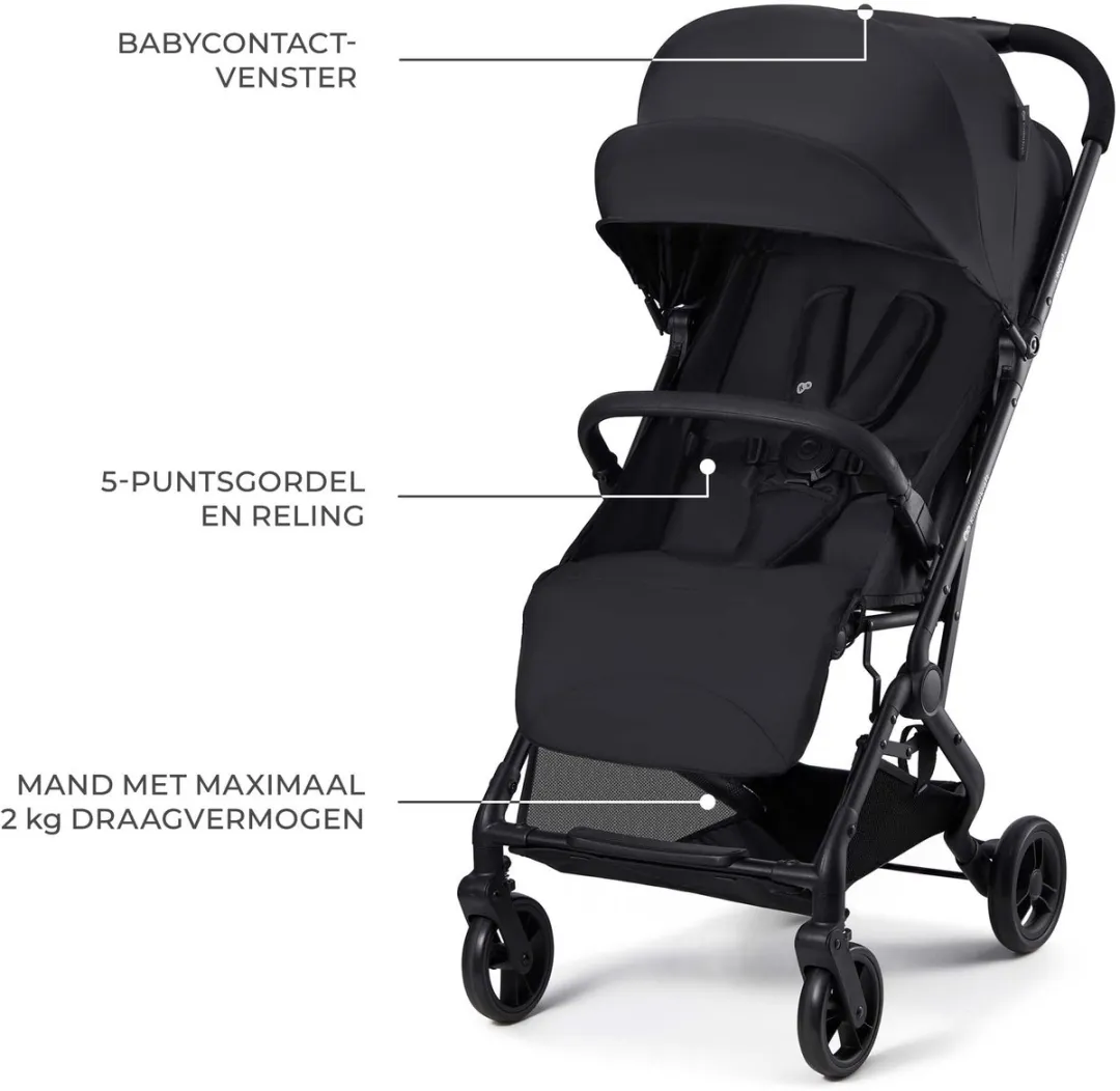KinderKraft INDY 3 Buggy - Zwart