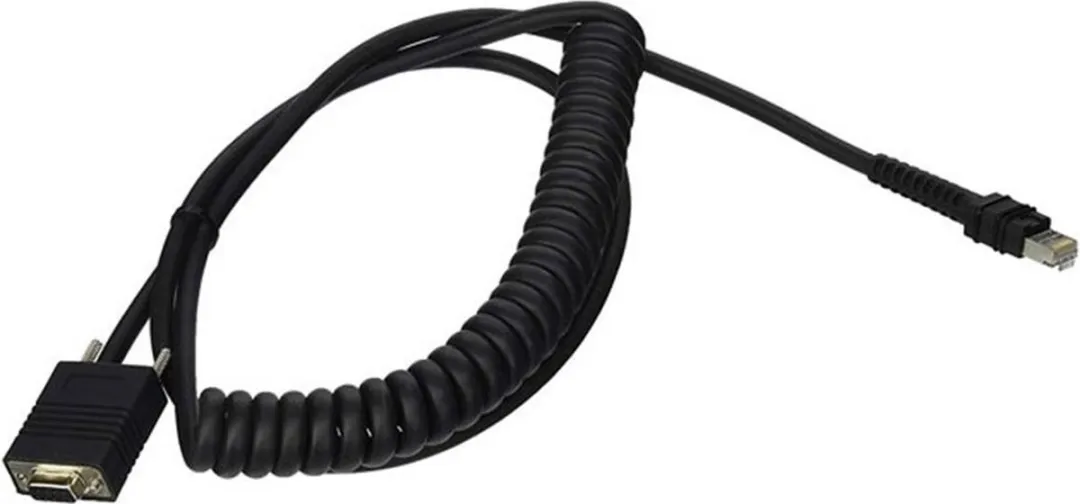 Zebra CBA-RF1-C09PAR RS-232 Kabel - Zwart