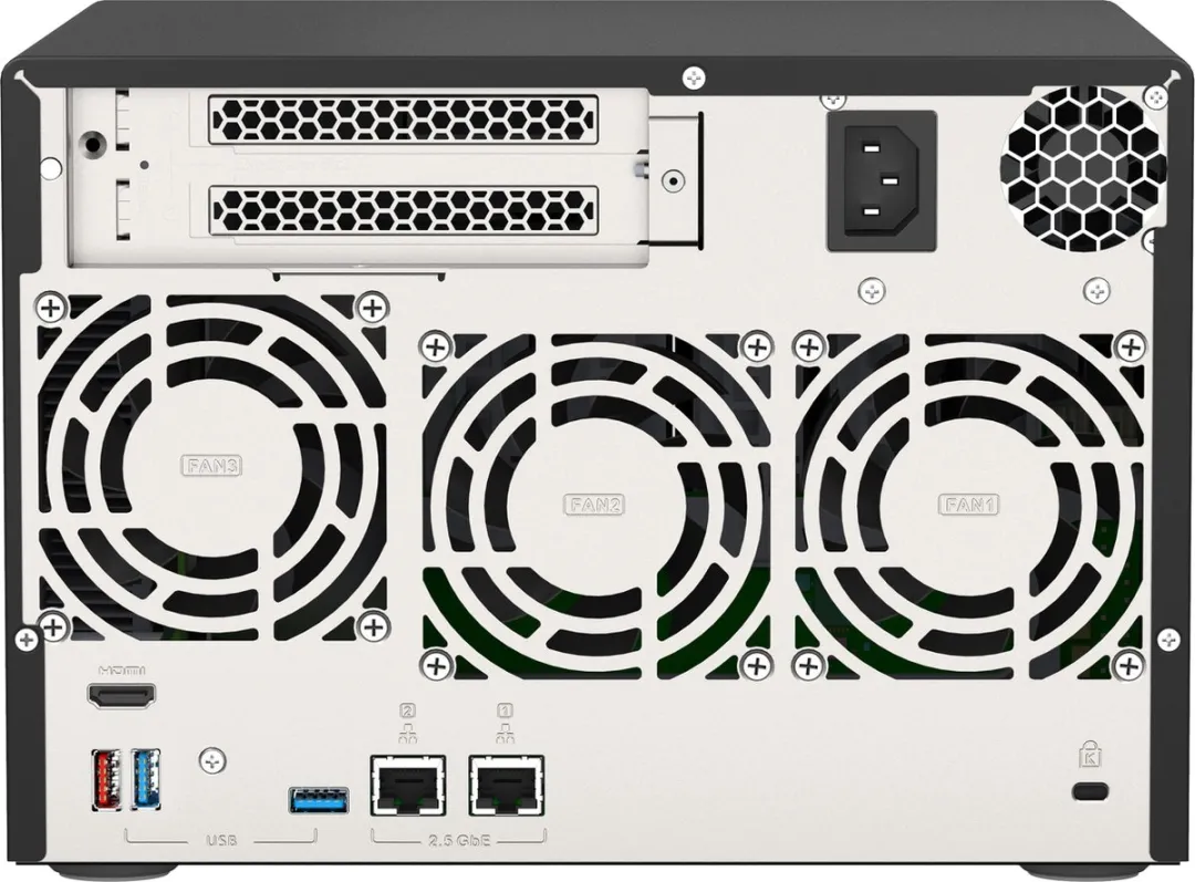 QNAP TVS-675 NAS Tower - 6 Sloten 8 Kernen Zwart