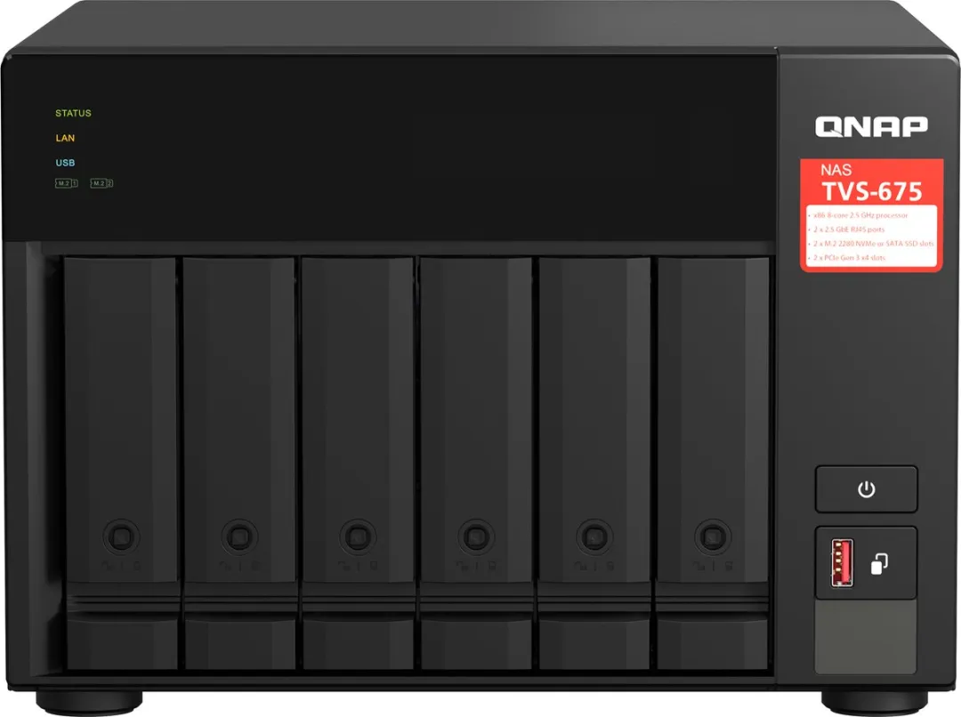 QNAP TVS-675 NAS Tower