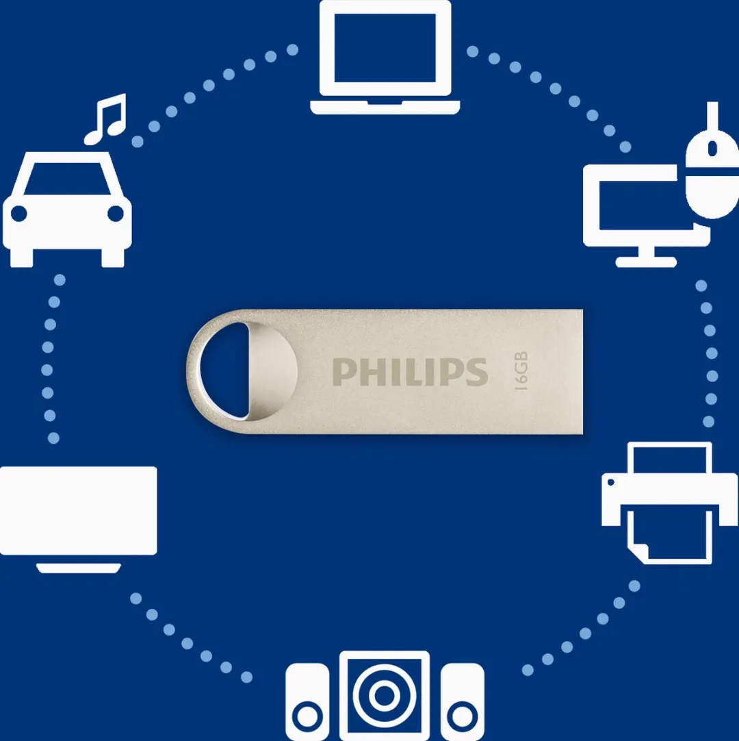 Philips USB-stick FM16FD160B 16GB - Grijs - afbeelding 6 van 6