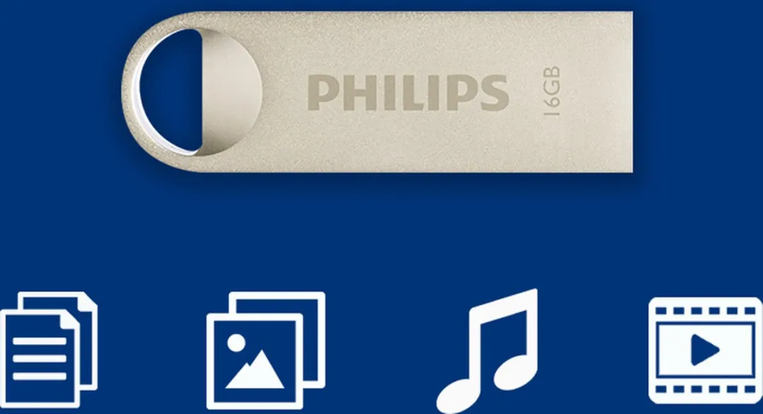 Philips USB-stick FM16FD160B 16GB - Grijs