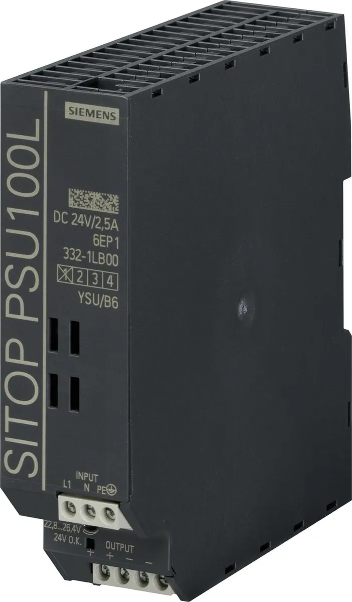Siemens 6EP13321LB00 DIN-rail Netvoeding 24V 2,5A