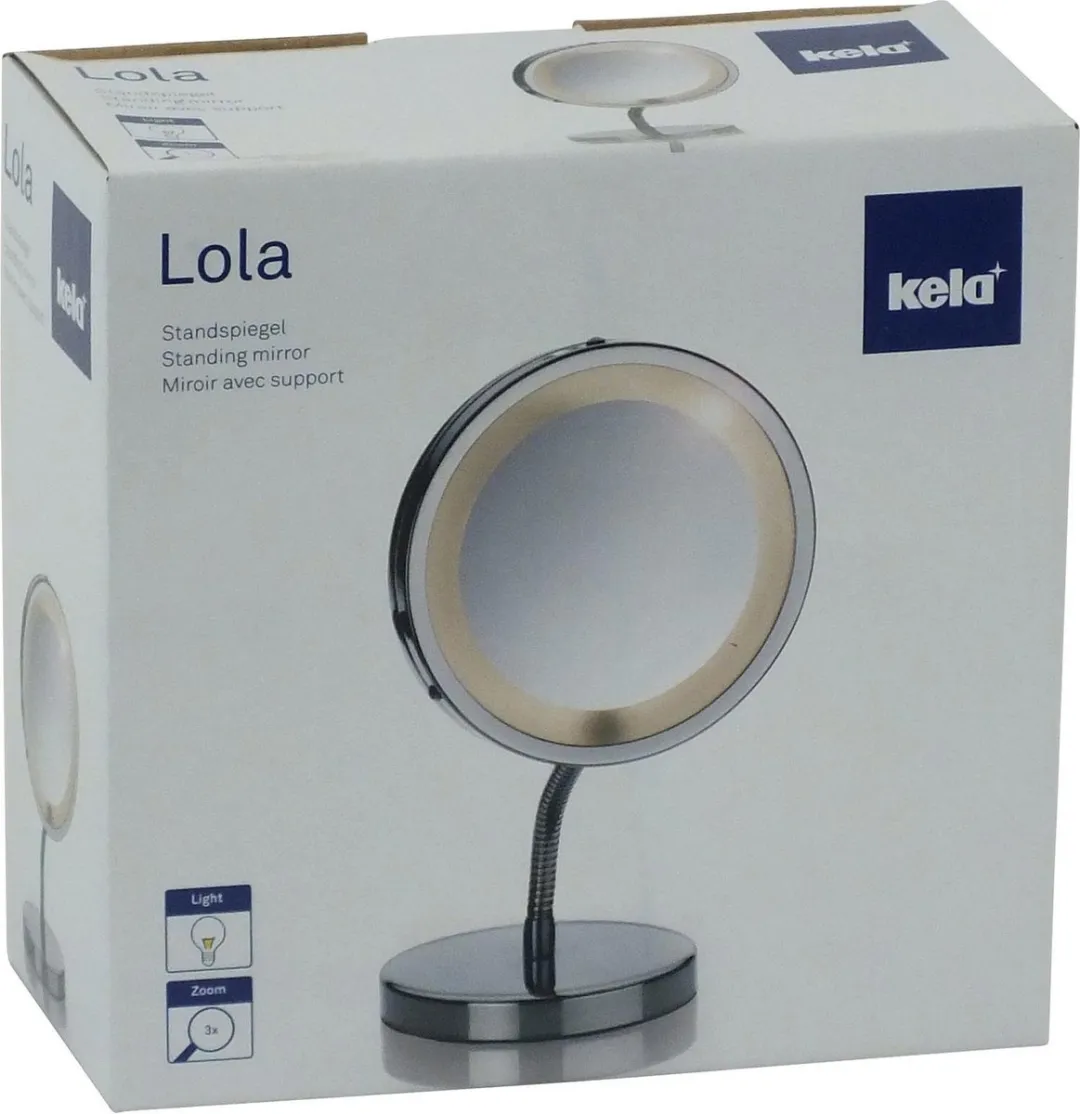 Kela Lola Spiegel 15cm - Zilver