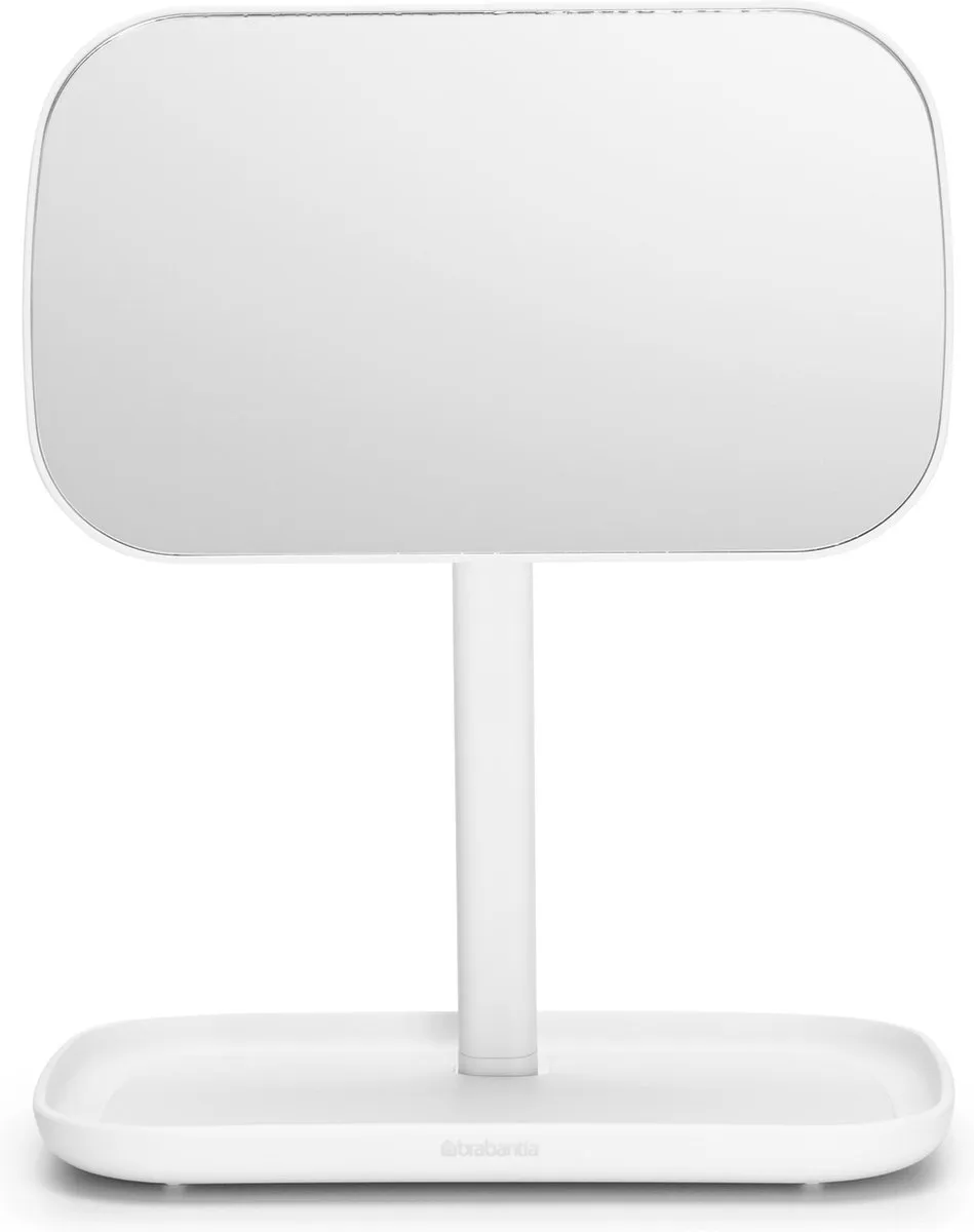 Brabantia ReNew Make-up Spiegel White - met Accessoireschaal