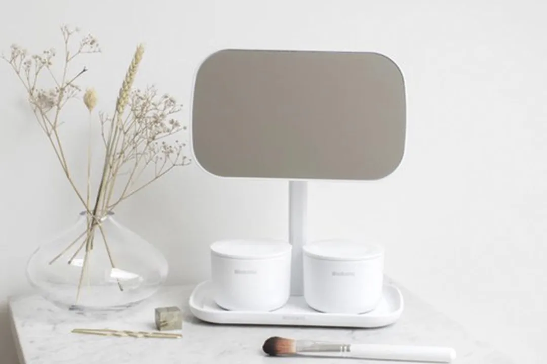 Brabantia ReNew Make-up Spiegel White - met Accessoireschaal