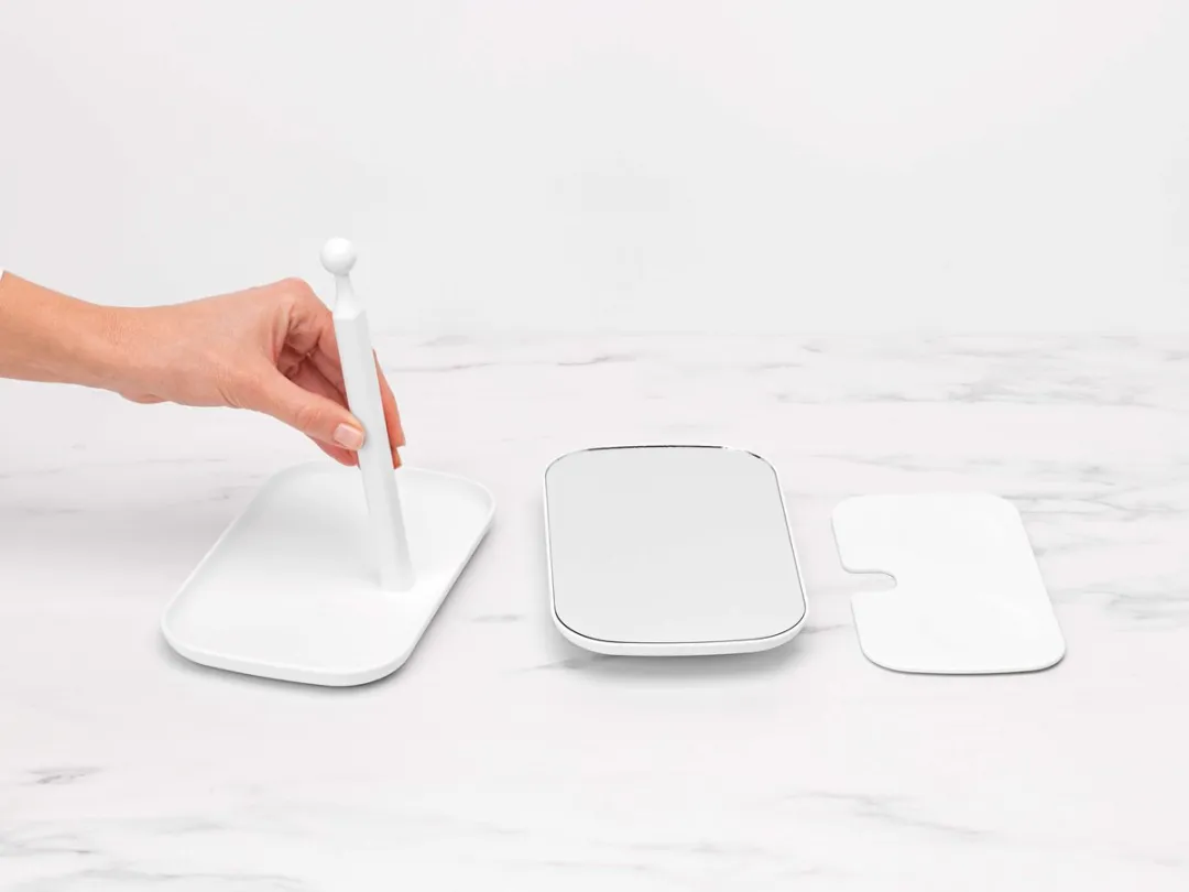 Brabantia ReNew Make-up Spiegel White - met Accessoireschaal