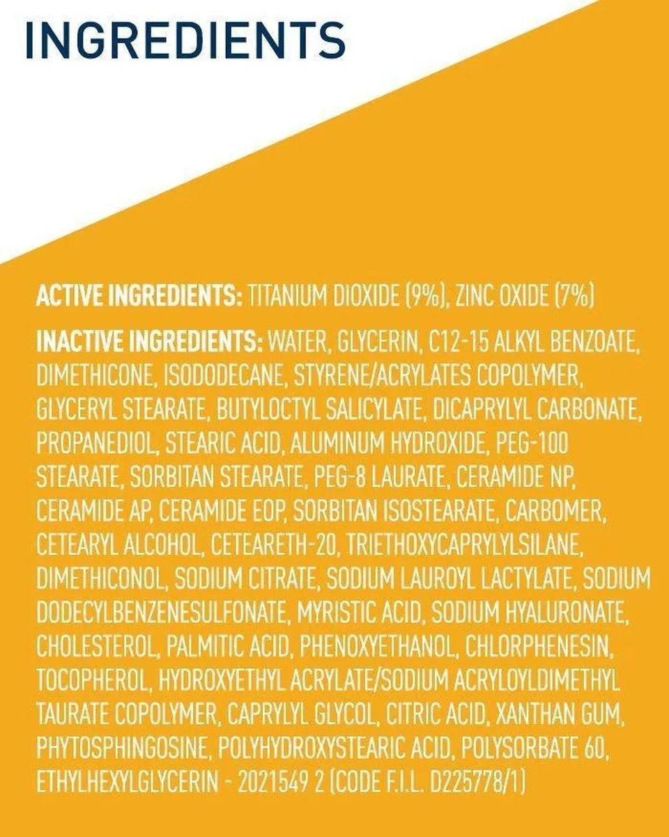 CeraVe Hydraterende Minerale Zonnebrandcrème SPF 50 - 75ml