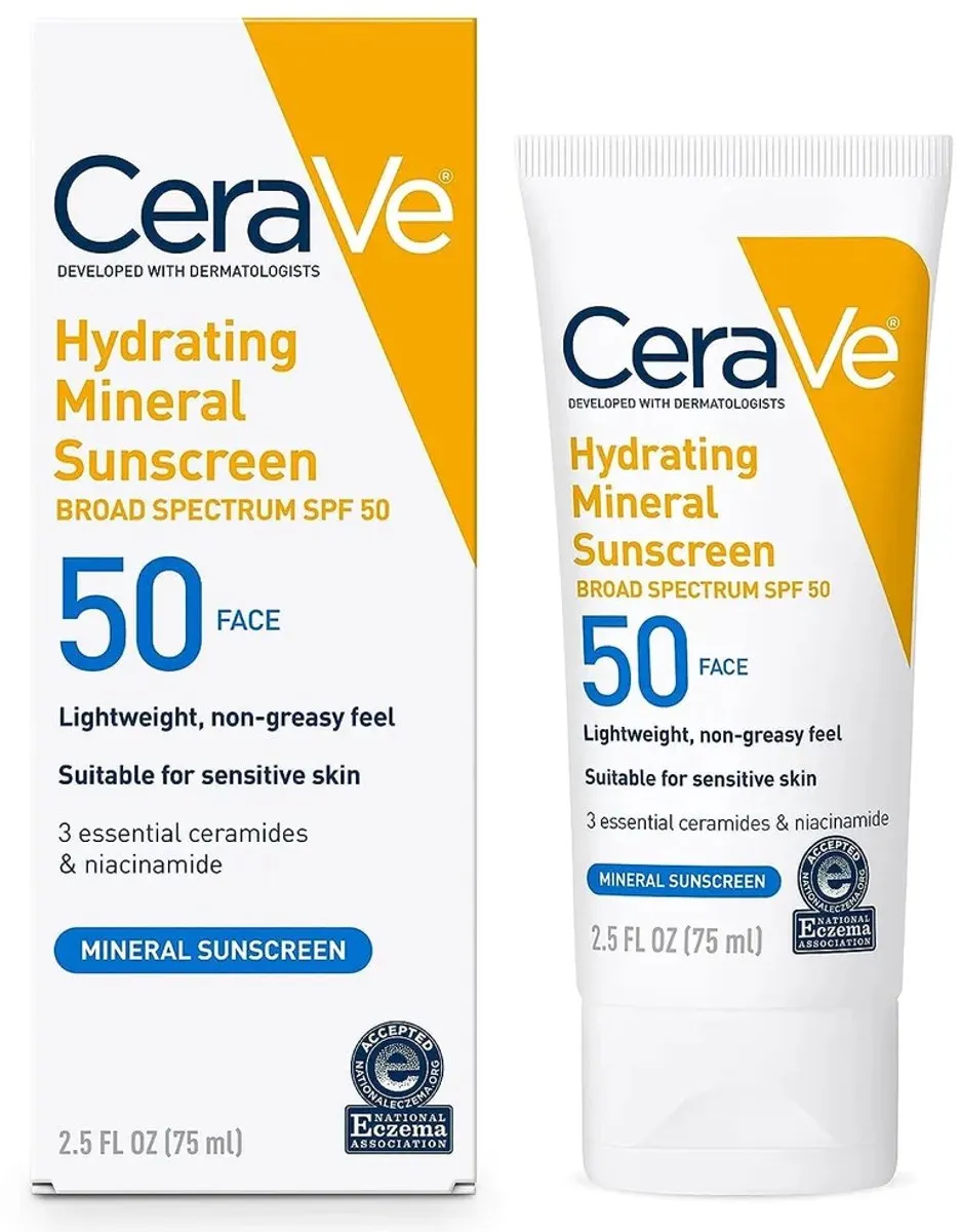 CeraVe Hydraterende Minerale Zonnebrandcrème SPF 50