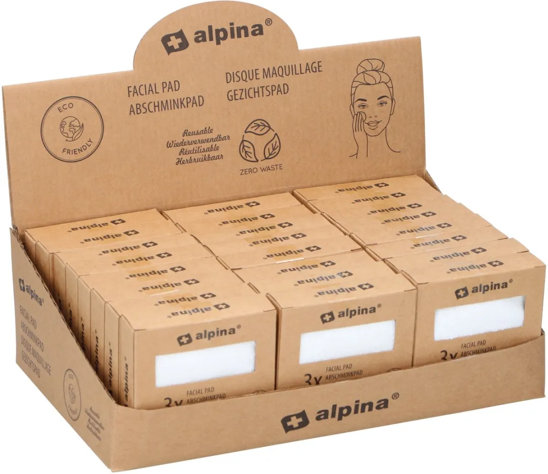 Alpina Make-updoekjes - 12 Stuks (3x4) - Wit