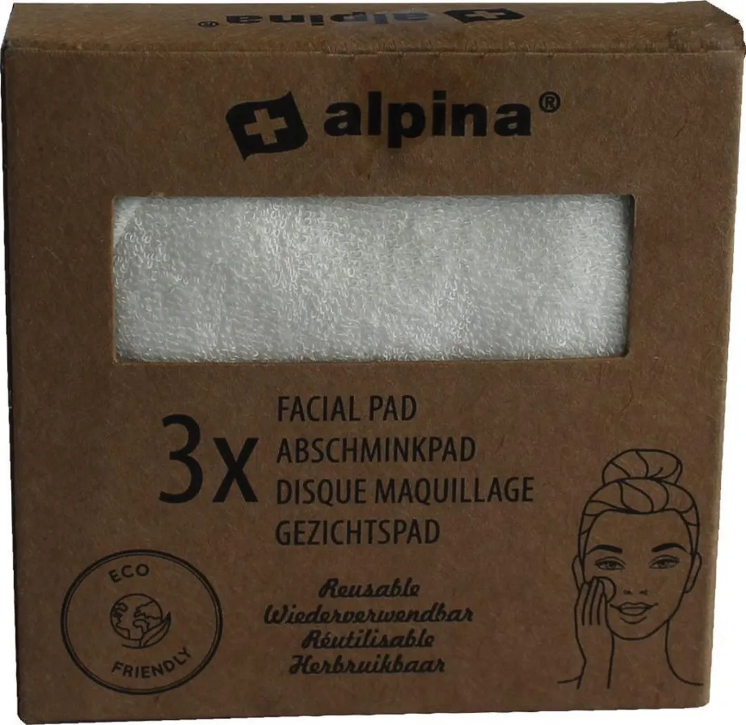 Alpina Make-updoekjes - 12 Stuks (3x4) - Wit