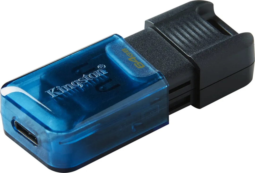 Kingston DataTraveler DT80M 64GB USB-Stick - Zwart