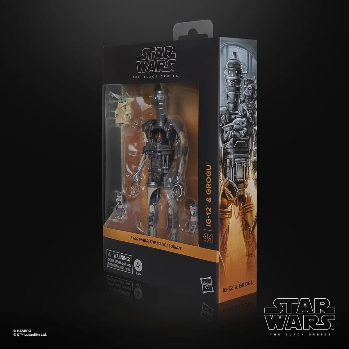 Hasbro Star Wars The Mandalorian Black Series IG-12 & Grogu - 2-Pack - afbeelding 5 van 6