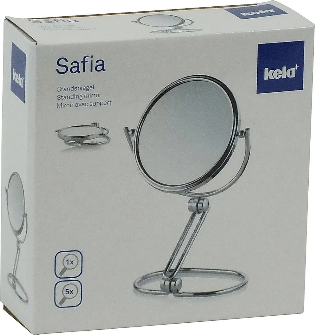 Kela Safia Spiegel 14cm - Zilver