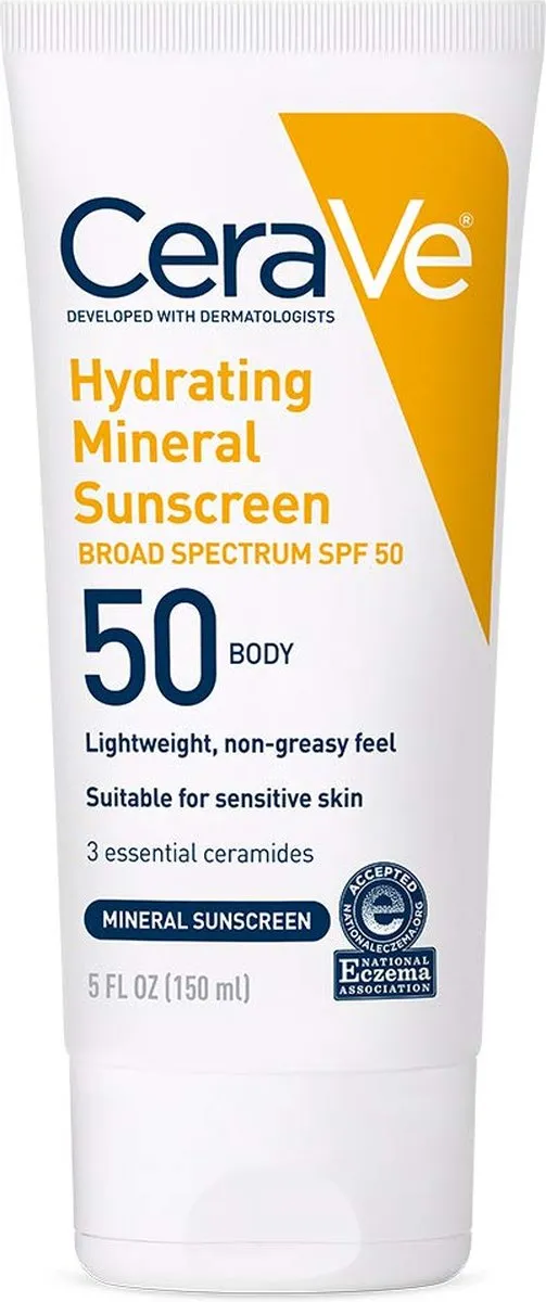 CeraVe 100% Mineral Sunscreen SPF 50