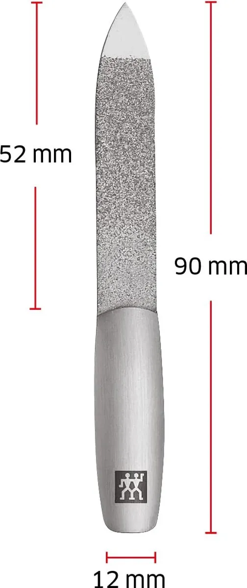 Zwilling Nagelvijl 90mm - Roestvrij staal - Zilver