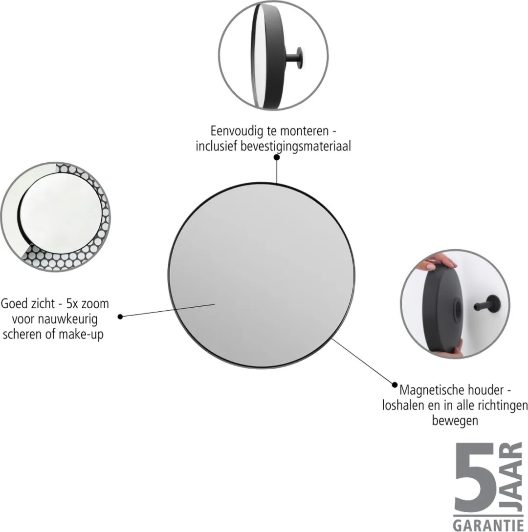 Brabantia MindSet Scheerspiegel 20cm - Mineral Infinite Grey