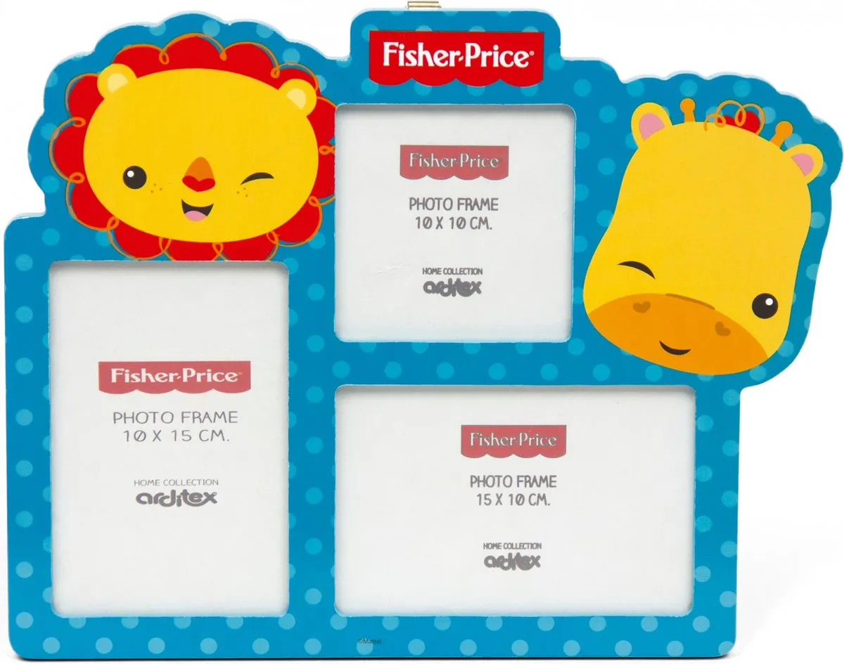 Fisher-Price Houten Multifotolijst Dieren 33cm