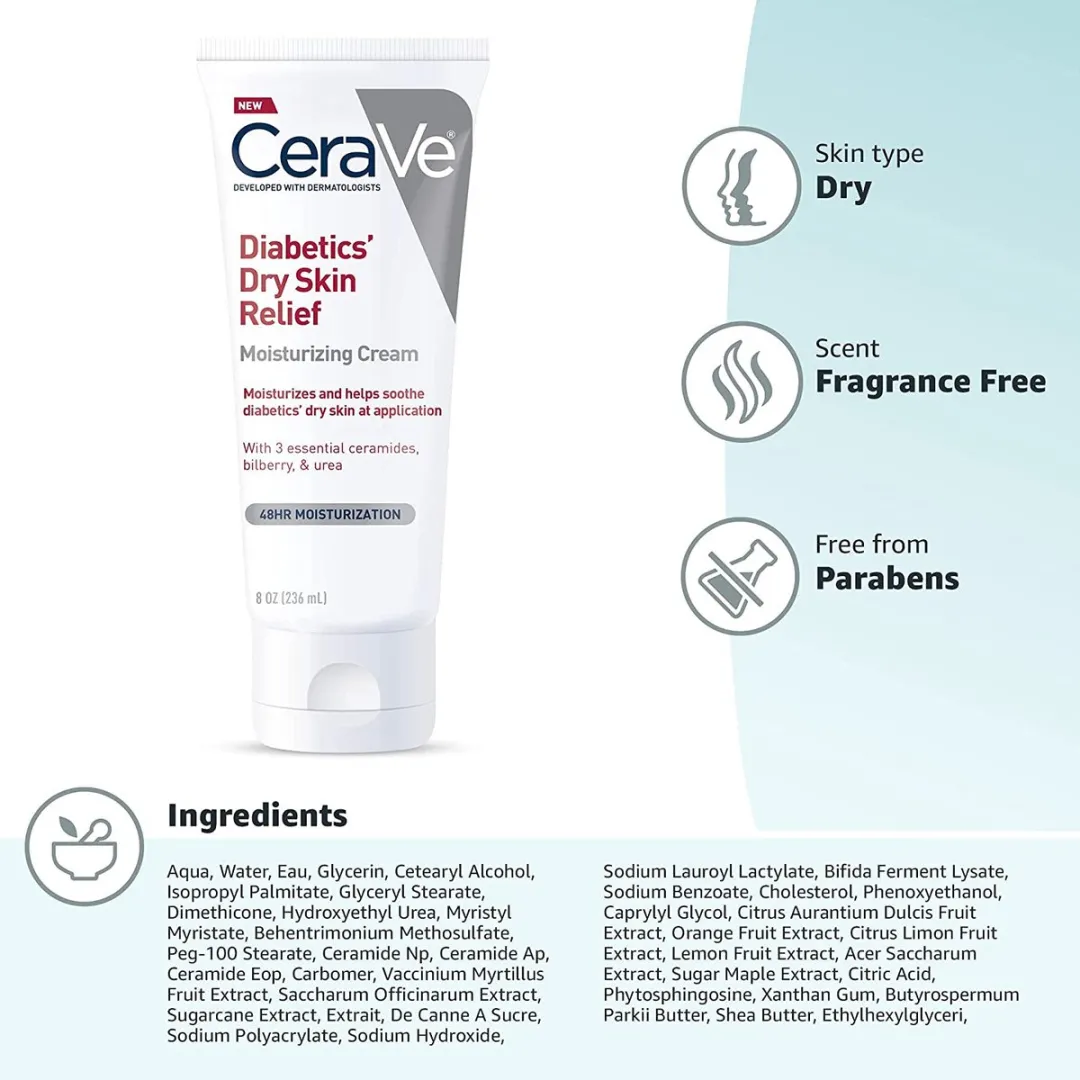 CeraVe Intensief Hydraterende Crème 236ml - met Ceramiden en Urea