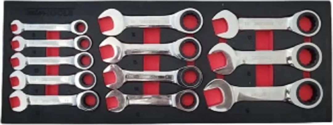 Weber Tools Ratelring-steeksleutelset 8-19mm