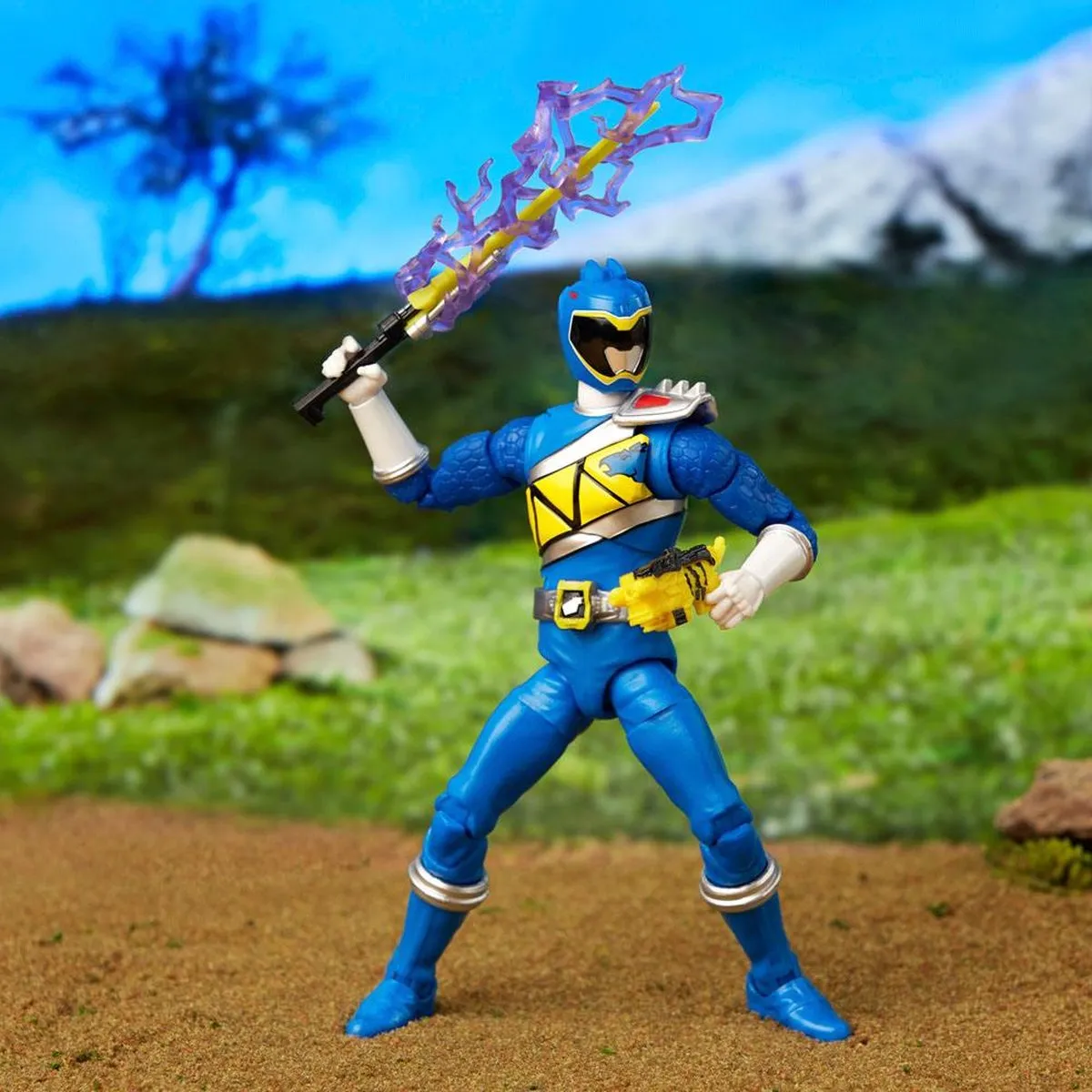 Hasbro Power Rangers Lightning Collection Dino Charge Blauwe Ranger - 15cm