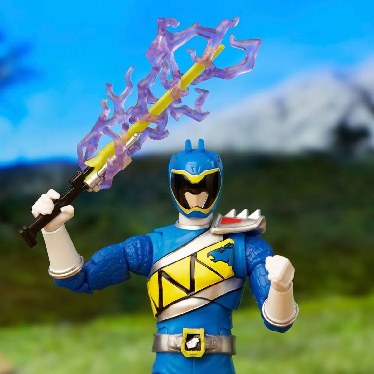 Hasbro Power Rangers Lightning Collection Dino Charge Blauwe Ranger - 15cm - afbeelding 6 van 6
