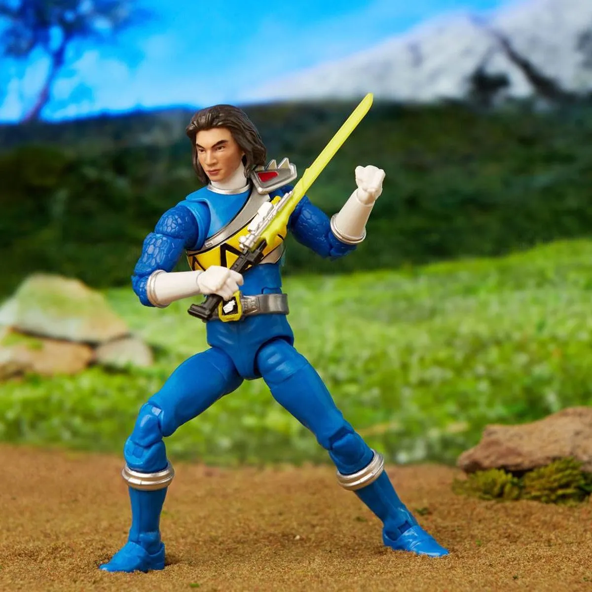 Hasbro Power Rangers Lightning Collection Dino Charge Blauwe Ranger - 15cm