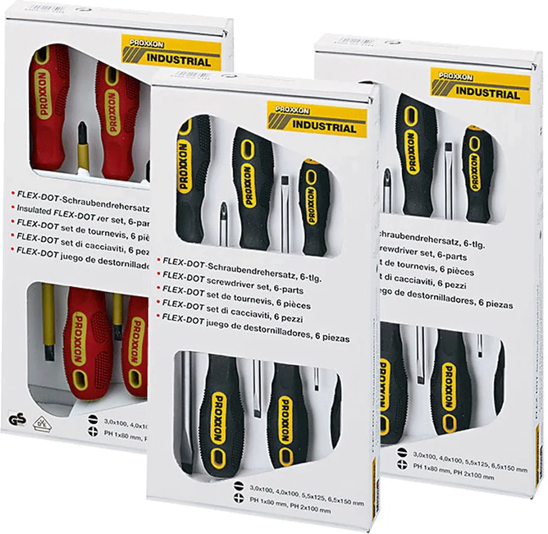 Proxxon Flex-Dot Schroevendraaierset 22604 - 6-delig - afbeelding 2 van 3