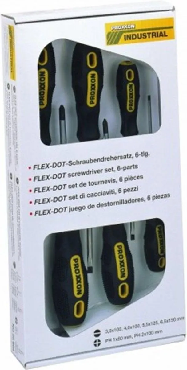 Proxxon Flex-Dot Schroevendraaierset 22604 - 6-delig - afbeelding 3 van 3