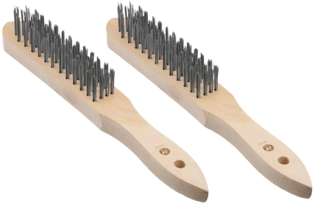 HENDI Staalborstel 290mm - 14 Rijen - Set van 2