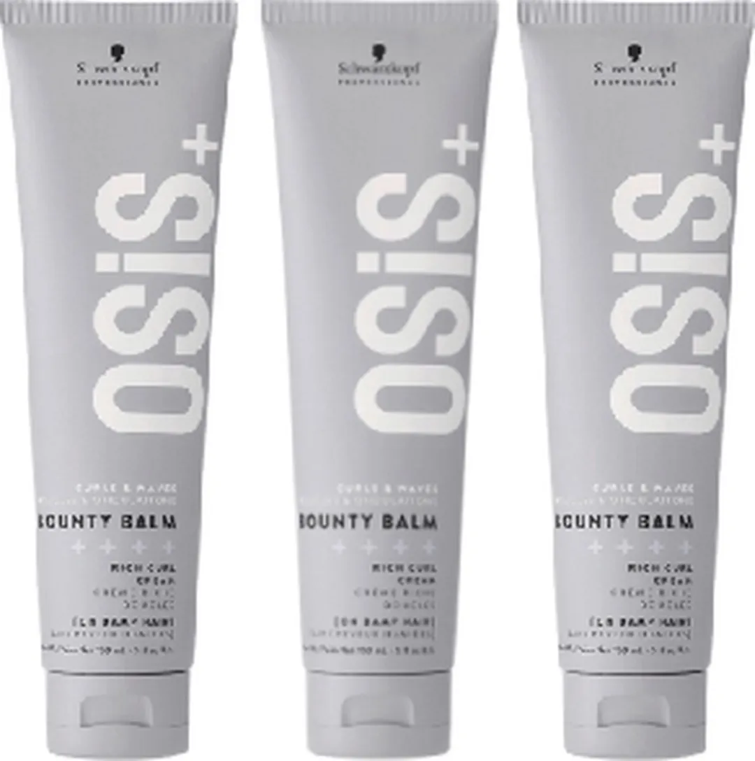 Schwarzkopf Professional OSiS+ Bounty Balm Texture Stylingcrème 3x150ml