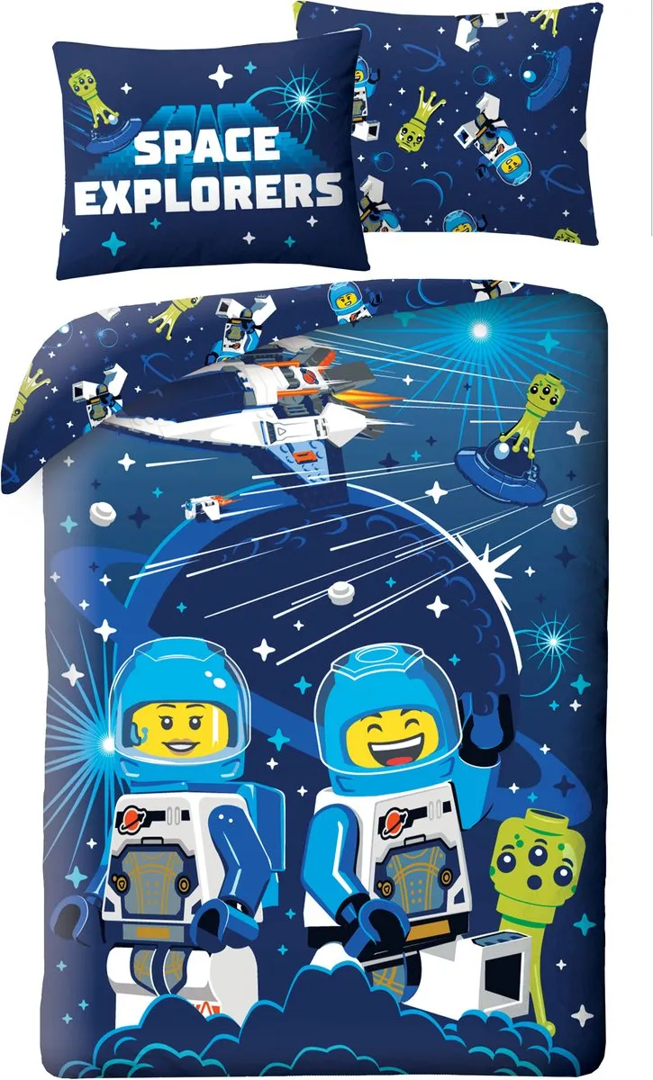 LEGO Space Explorers Dekbedovertrek 140x200cm