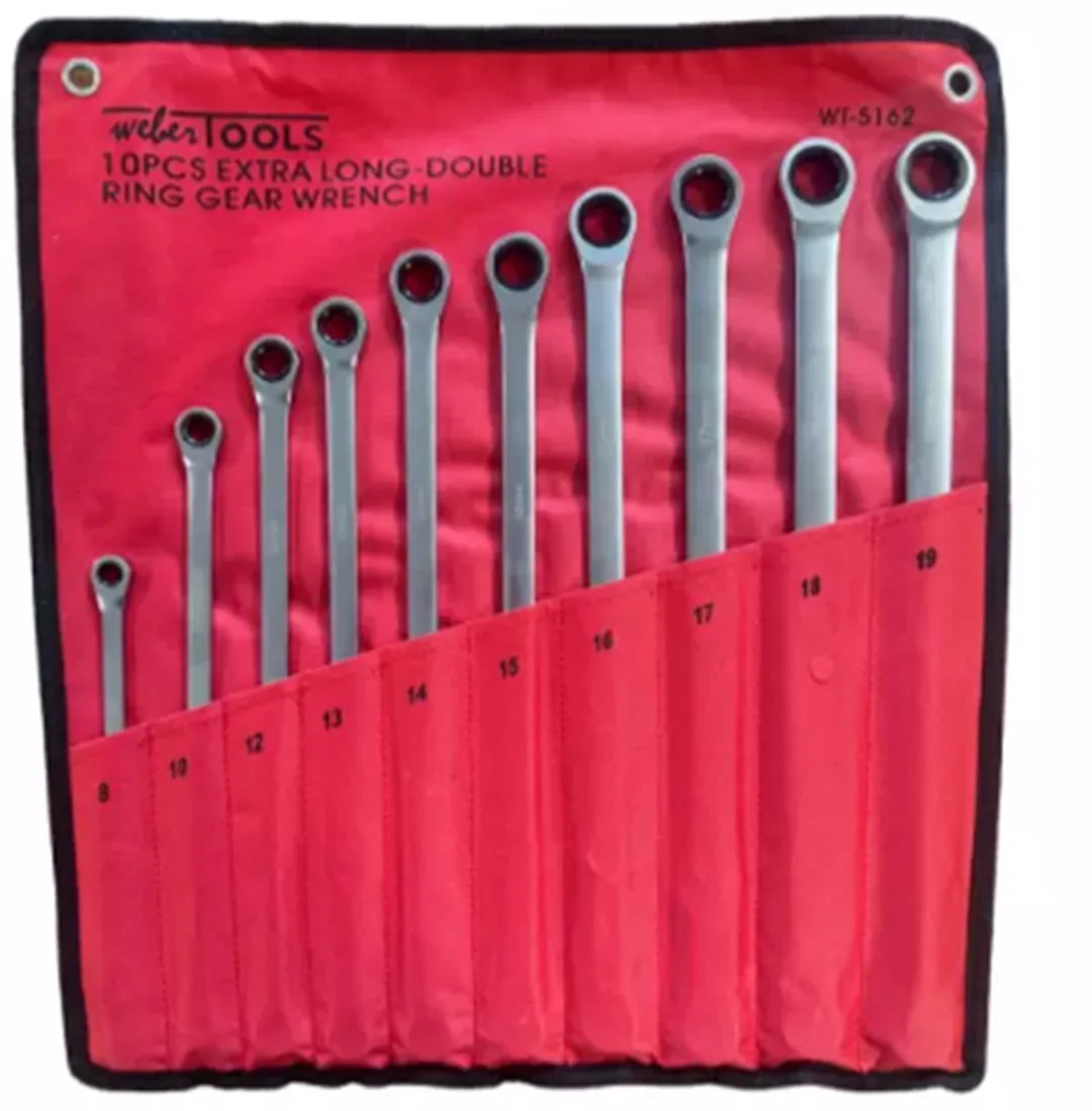 Weber Tools Ring-Ratelsleutelset Extra Lang 8