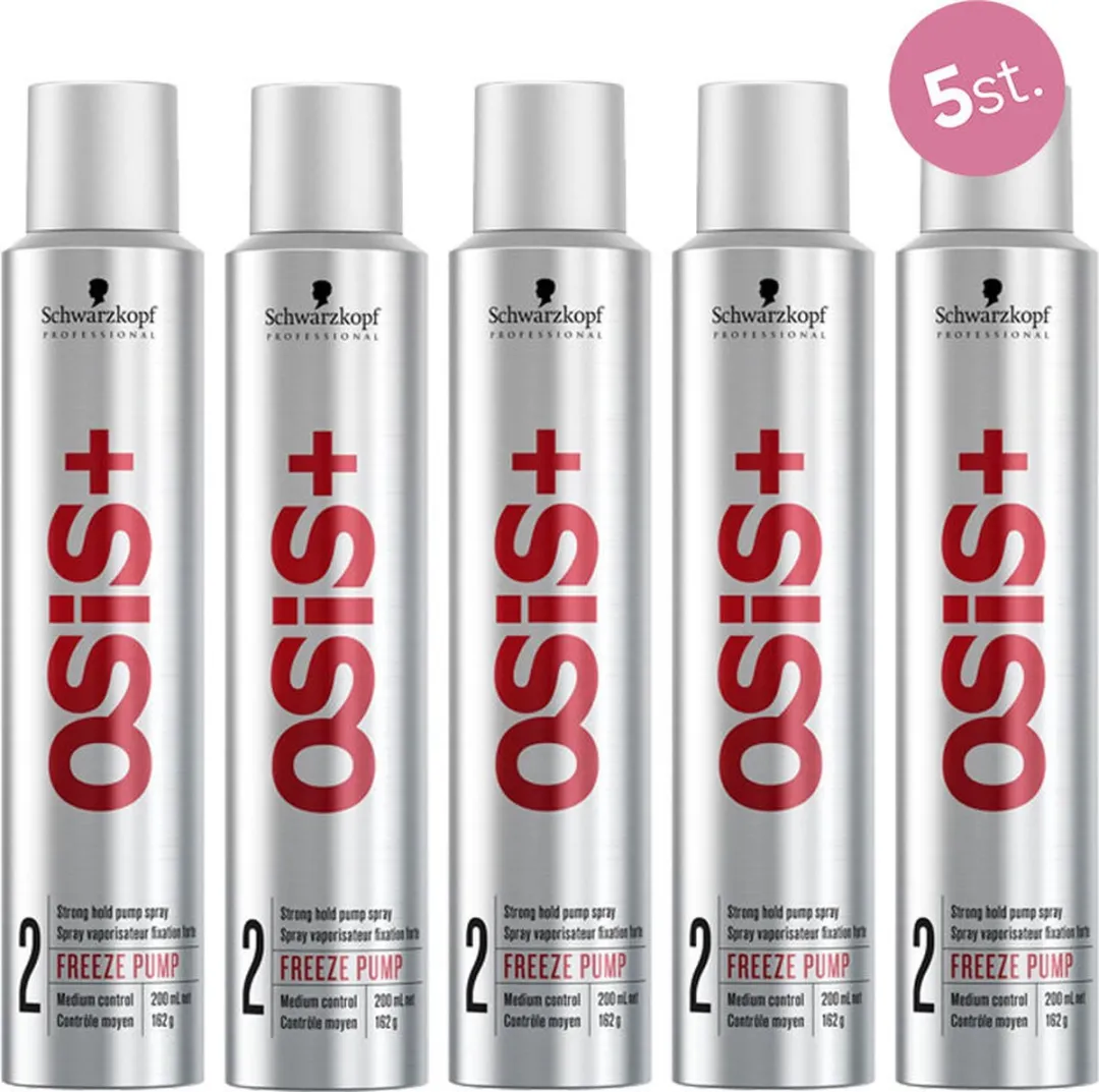 Schwarzkopf Osis Freeze Pump Spray 200ml - 5x