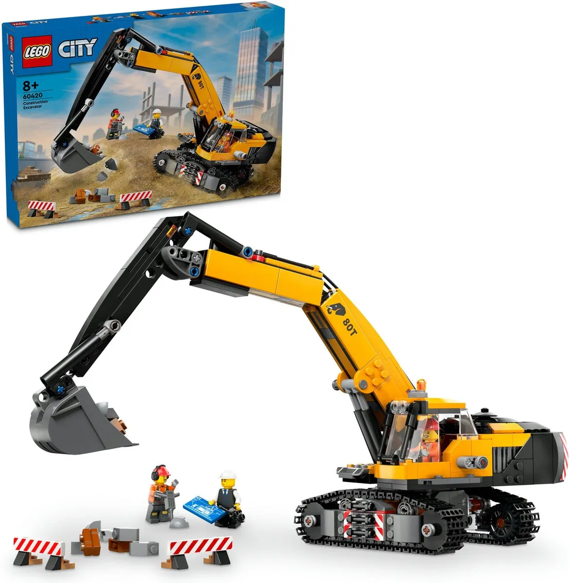 LEGO City Graafmachine 60420 - 633 Stukken - 1 Minifiguur