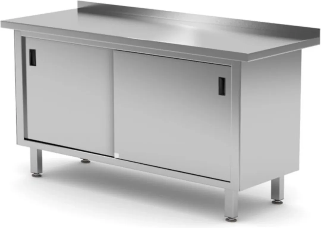 HENDI Wandwerktafel met kast 811689