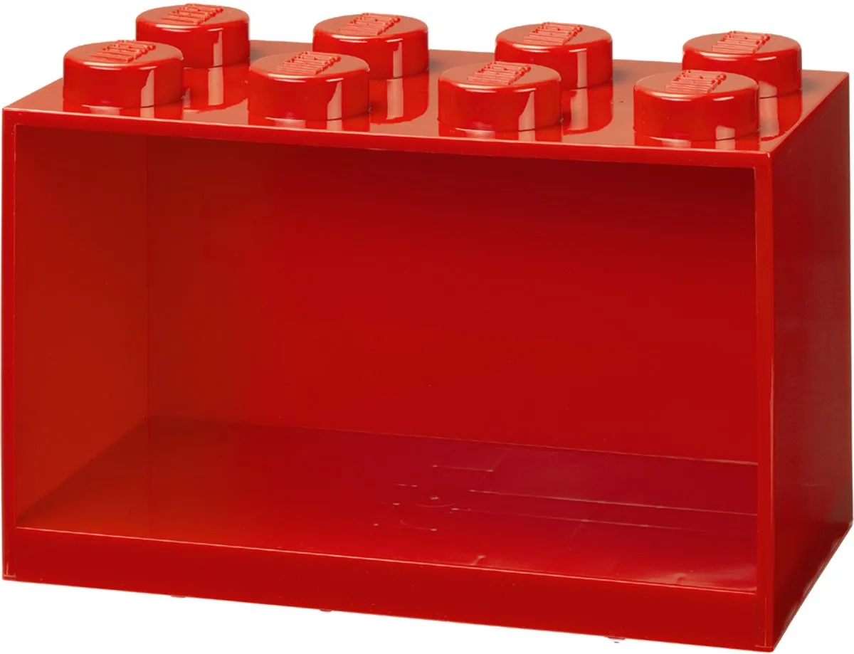 LEGO Wandschap Brick 8 - Rood