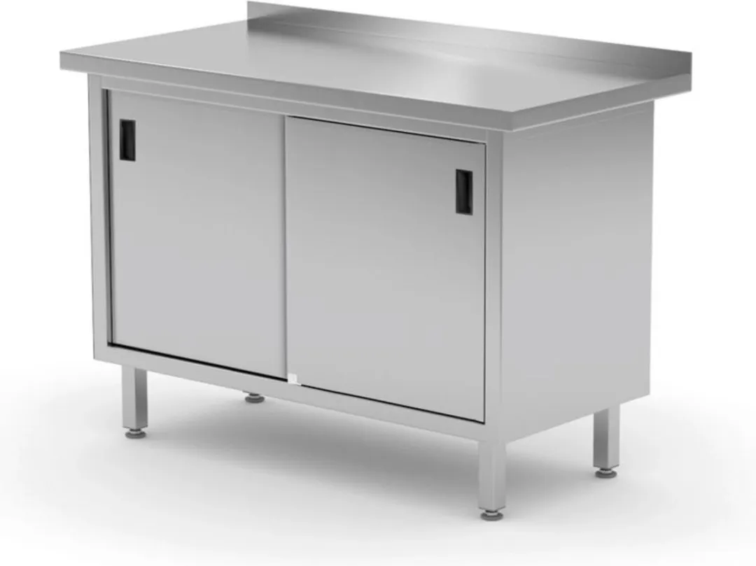 HENDI Wandwerktafel met kast 811658