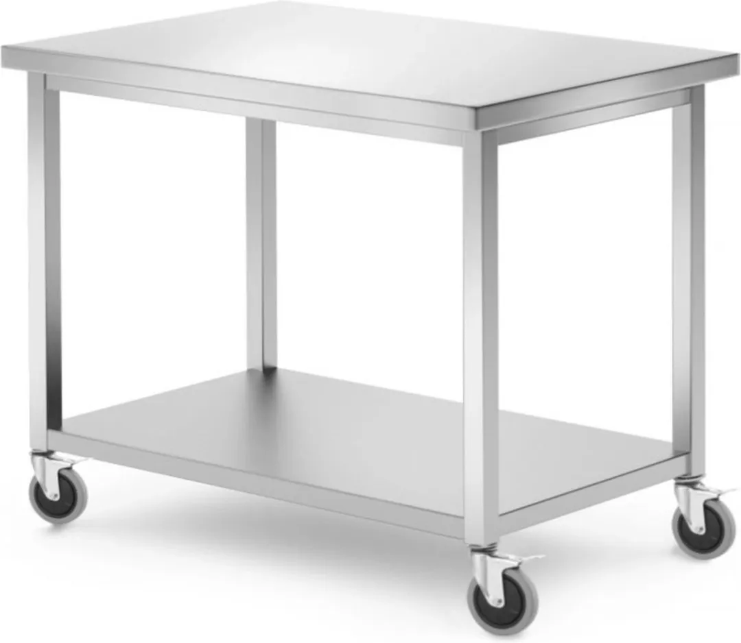 HENDI Kitchen Line Mobiele Tafel 1000x700x850mm