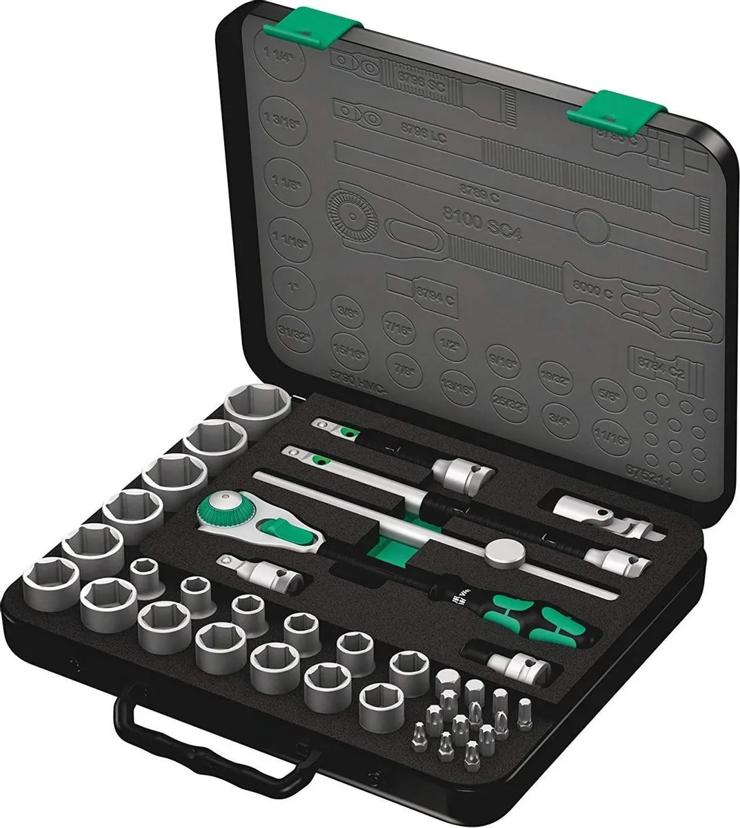 Wera 5003647001 38-delig Zyklop Speed Ratelset - 1/2"