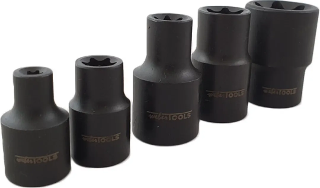 Weber Tools WT-8520 Krachtdoppenset E-Torx - 17 Stuks