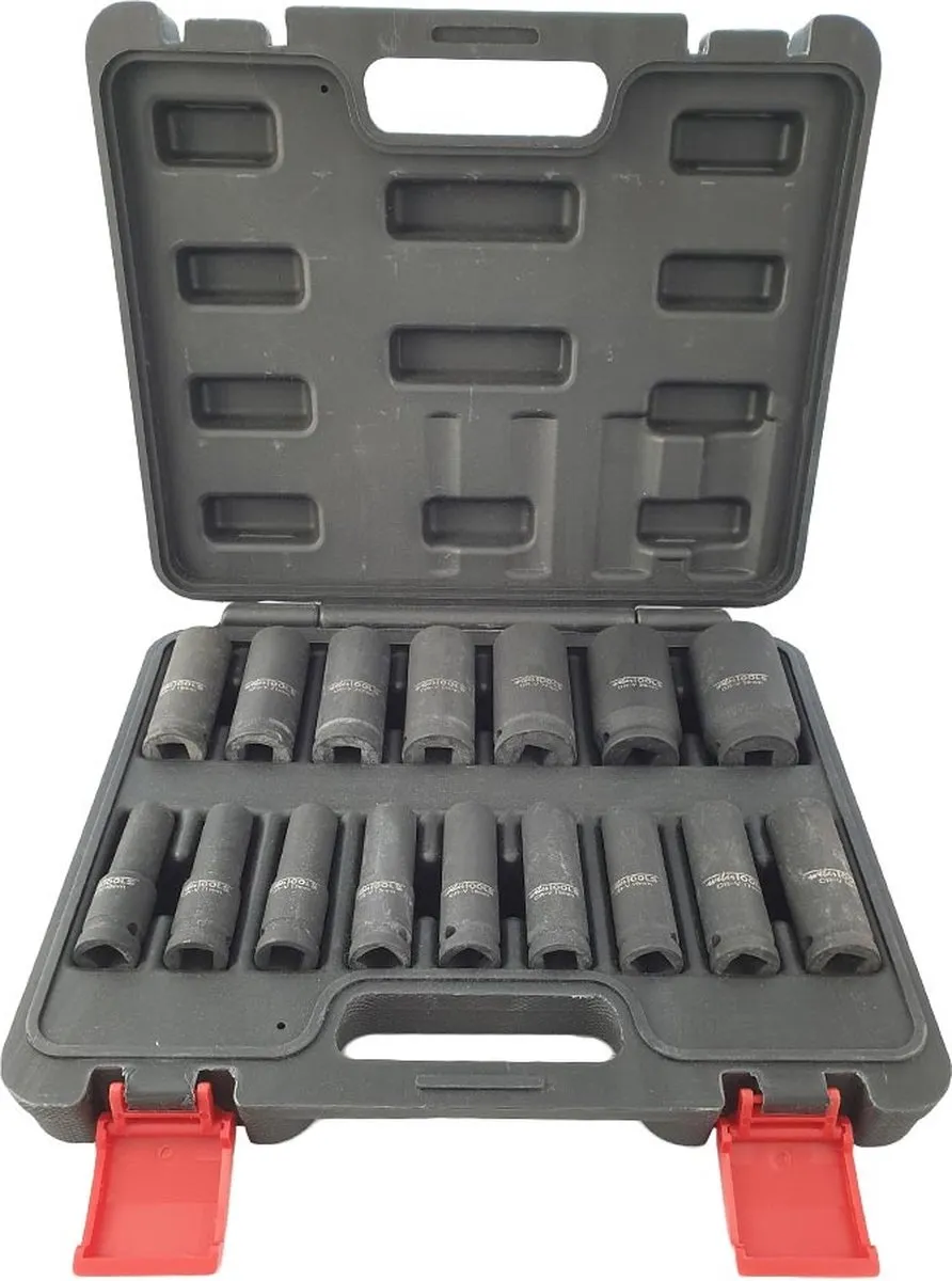 Weber Tools 1/2" Krachtdoppen Set 16-delig - 10-32mm