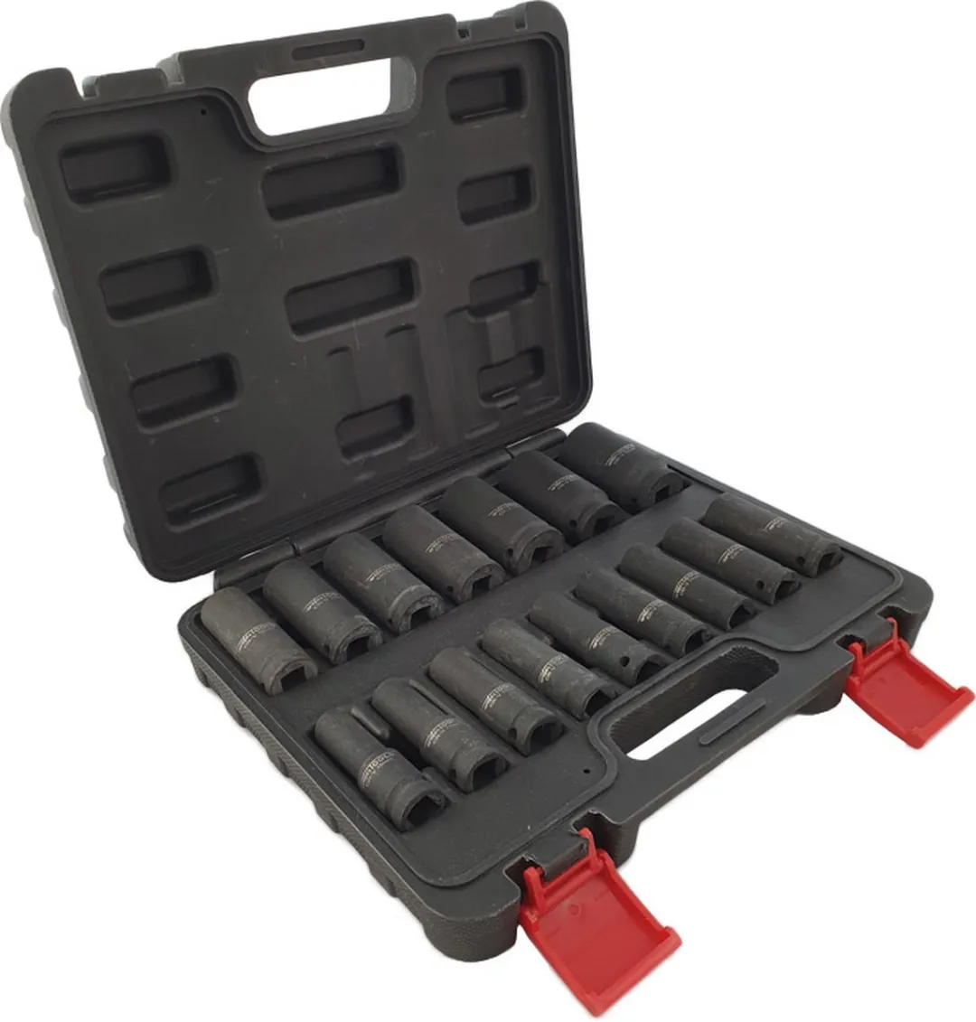 Weber Tools 1/2" Krachtdoppen Set 16-delig - 10-32mm