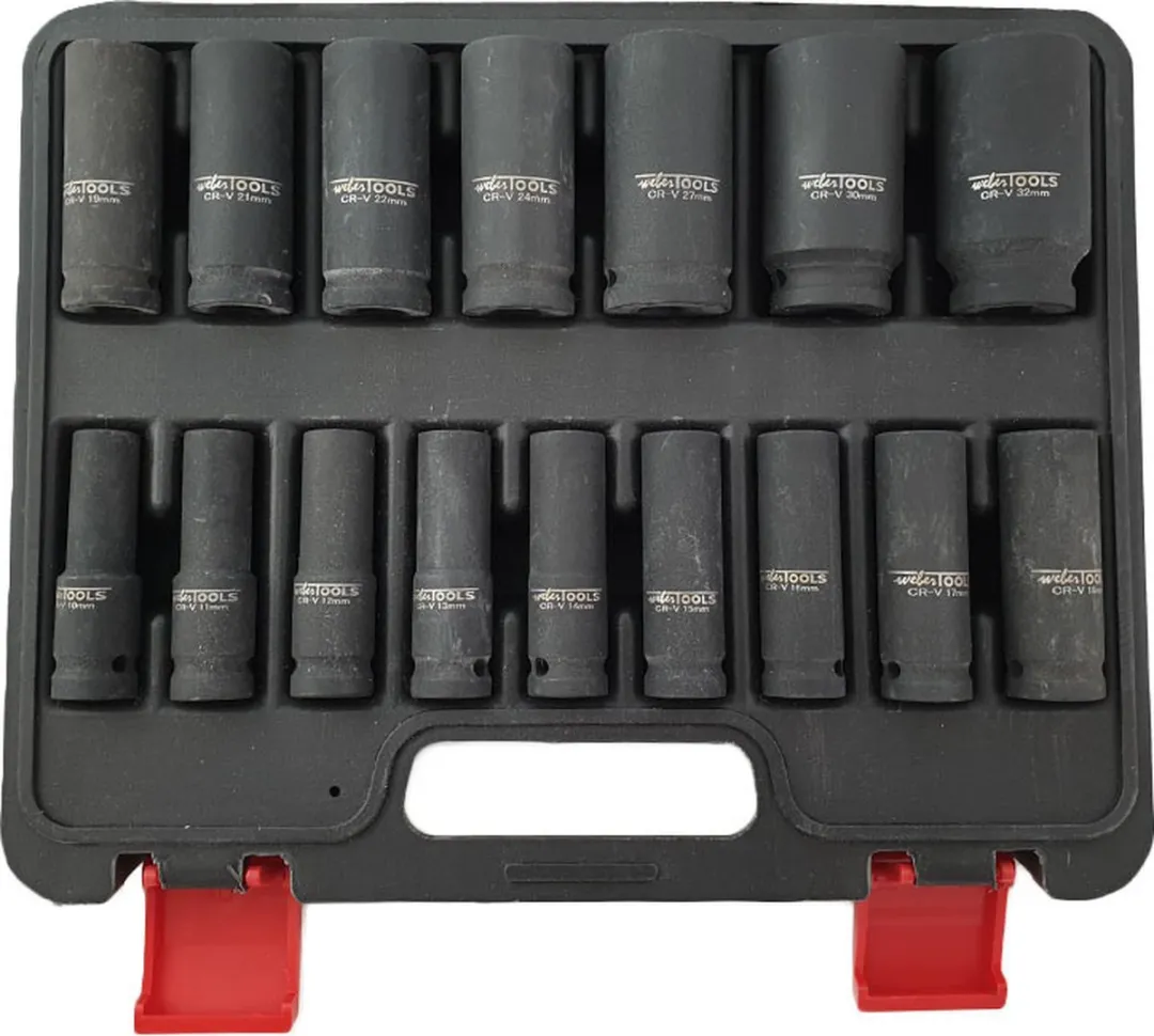Weber Tools 1/2" Krachtdoppen Set 16-delig